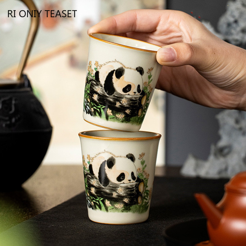 Coffee Tea Set Up - 1 Pc Chinese Tradition Ru Kiln