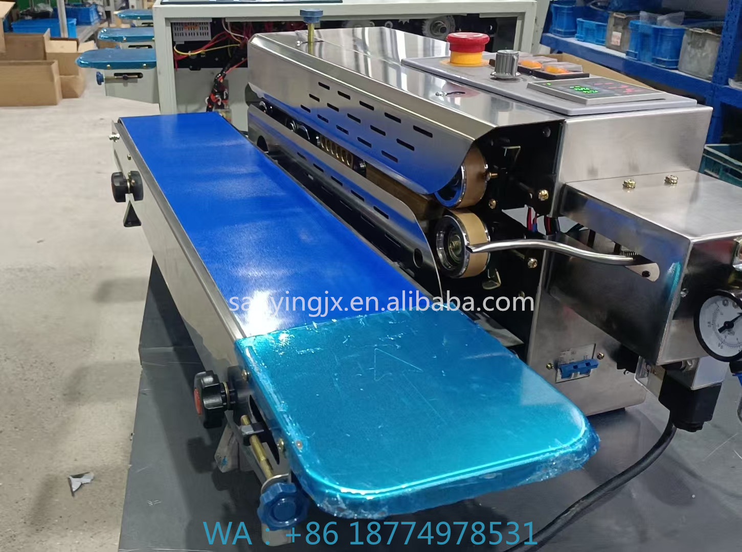 Coffee Bean & Tea Menu - Sealer Continuous Flush Plastic Bag Sealing