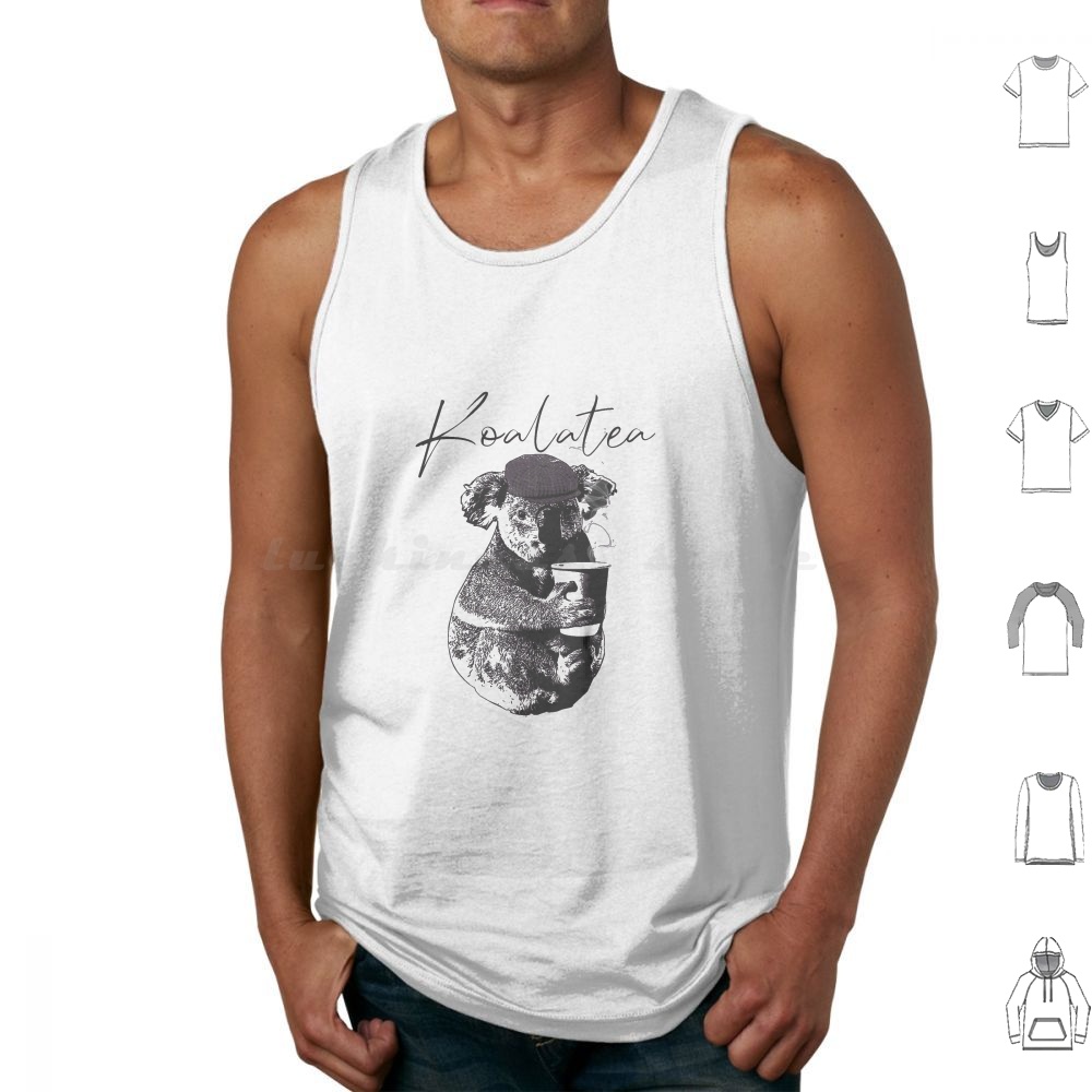 Coffee Tea Joke - Koalatea Tank Tops Vest Sleeveless Tea