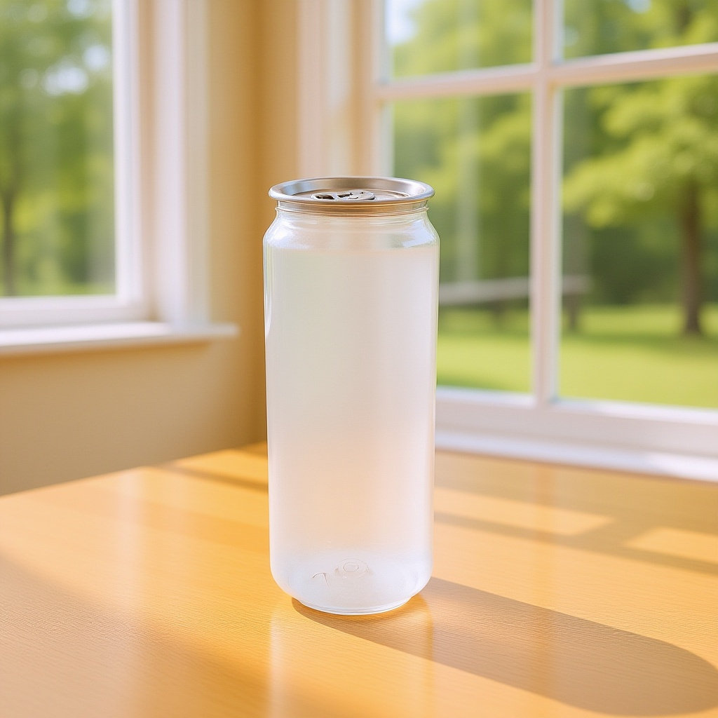 Coffee Tea Milk - 5pcs Transparent Beverage Cans Easy Open