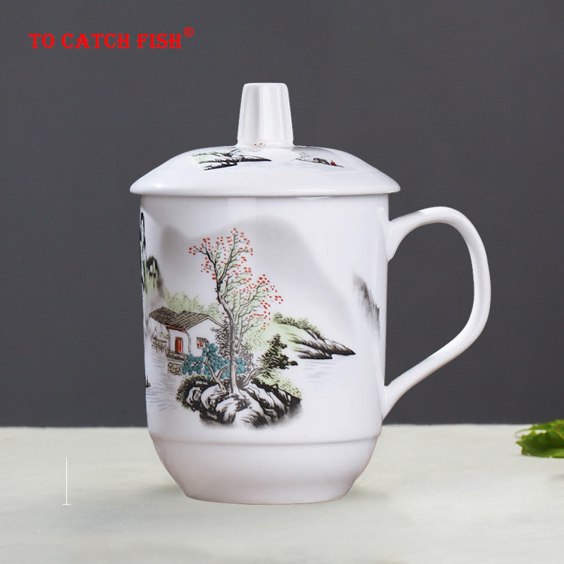 Lemon Tea Coffee - Phong Cách Trung Hoa Cốc Sứ,