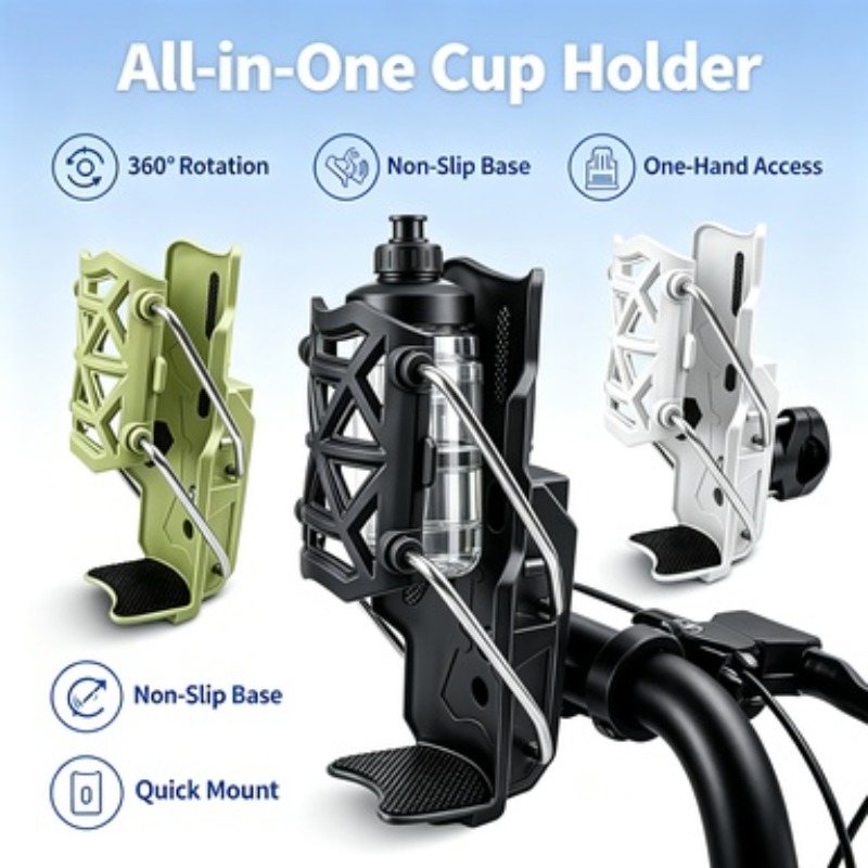 Coffee Tea For Me - Quick Install Adjustable Cup Holder 360