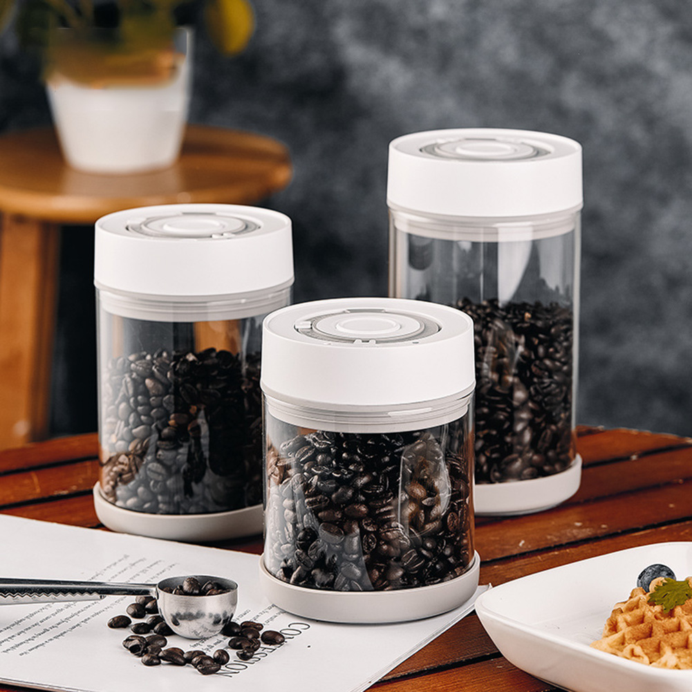 Coffee Tea Bean - Kitchen Moisture-proof Glass Coffee Bean Jar