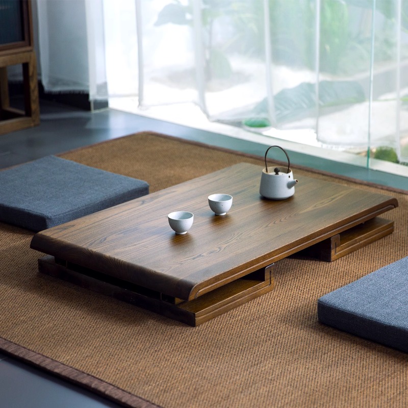 Coffee Tea Room - Japanese Style Tatami Tea Table Solid
