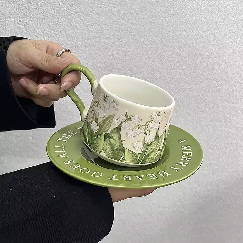 Vintage oil painting lily of t - đánh giá và giá Valley Tea And Coffee