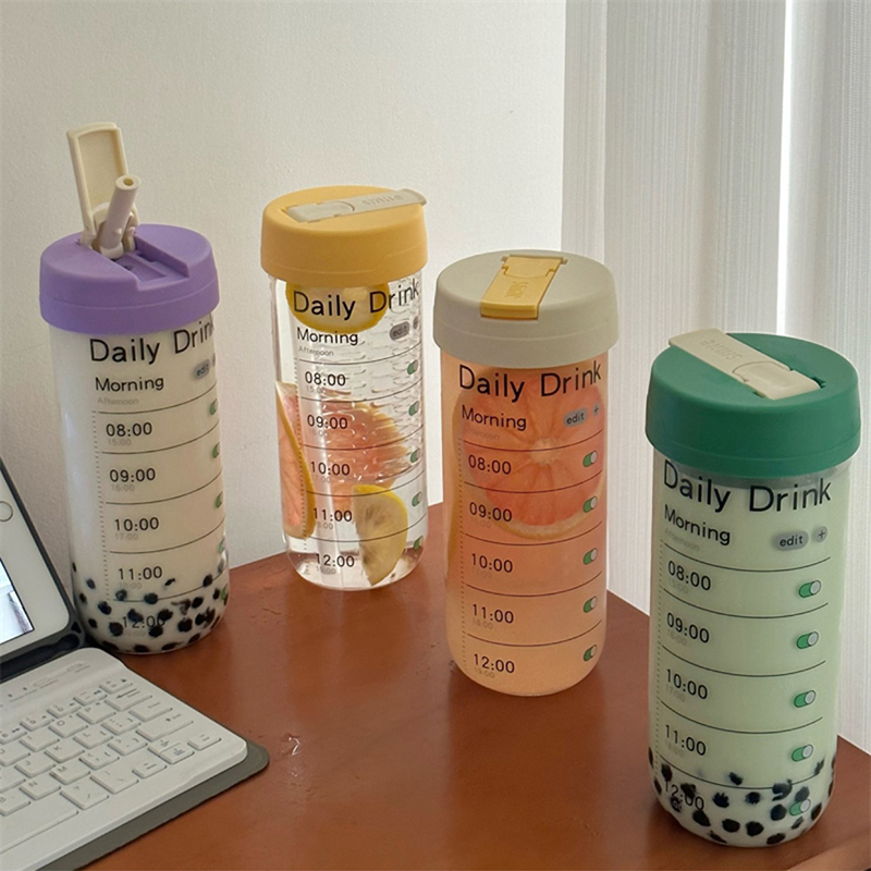 Glass Water Bottle With Time M - đánh giá và giá Coffee Tea Equipment