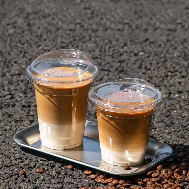 10pc Disposable PET Plastic Cu - đánh giá và giá Lemon Tea Coffee