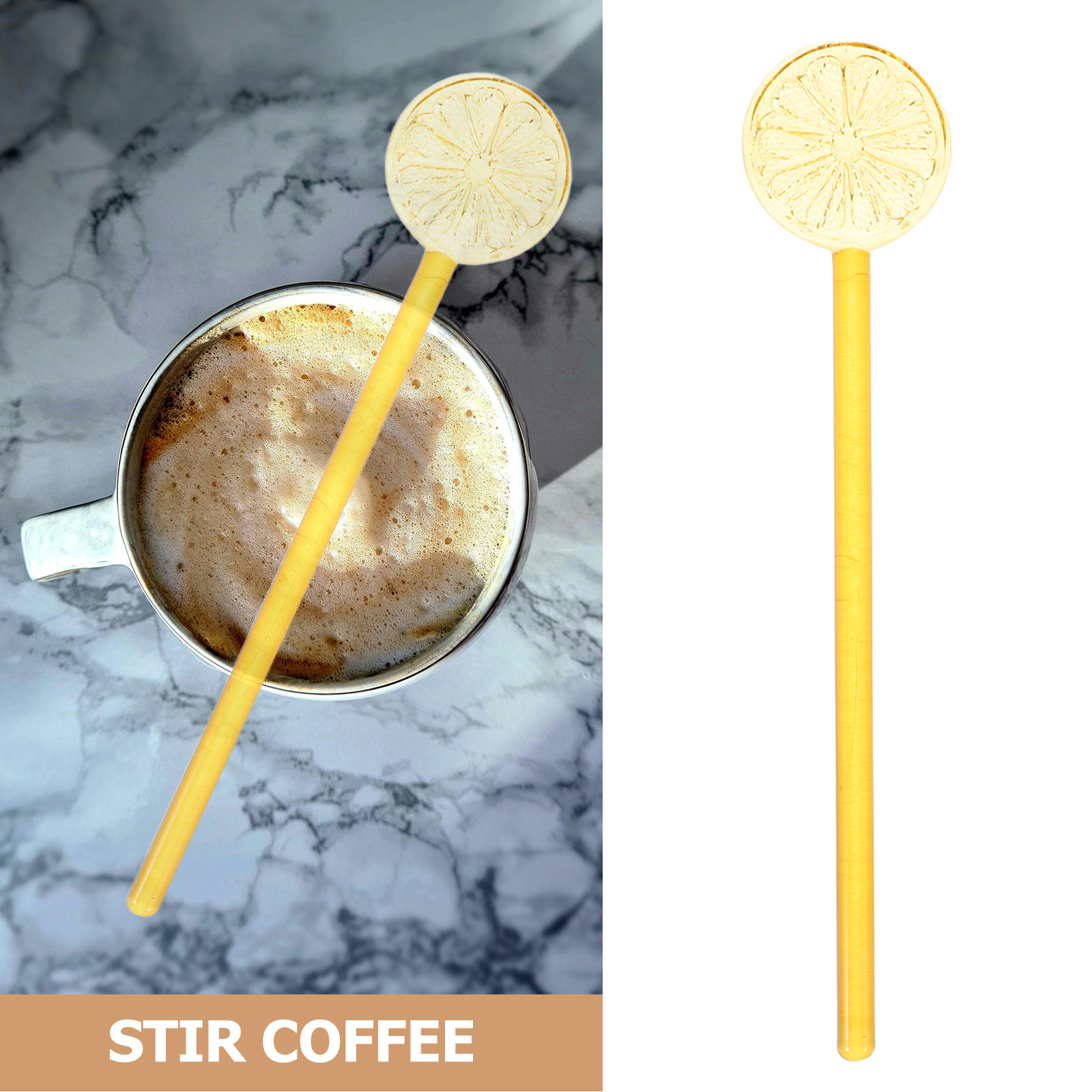 2Pcs Glass Bar Stirring Rods L - đánh giá và giá Lemon Tea Coffee