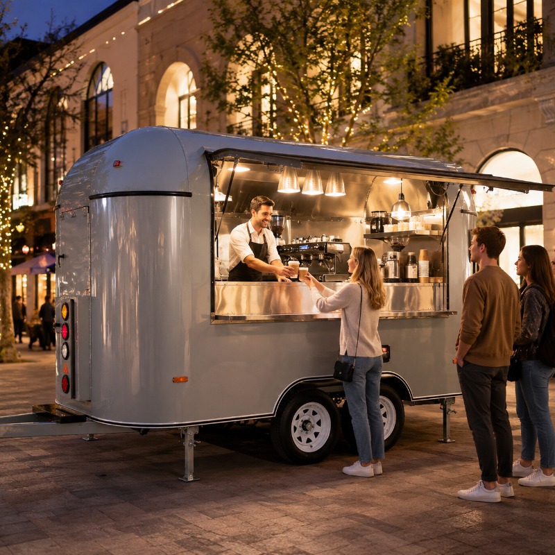 Food Truck Mobile with Kitchen - đánh giá và giá Coffee Tea Equipment