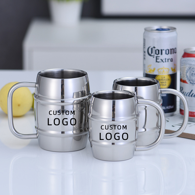 Stainless Steel Beer Cup Laser - đánh giá và giá Coffee Tea Friends