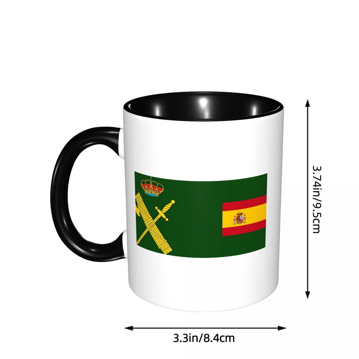 Spain Flag Plus Emblem Civil G - đánh giá và giá Coffee Plus Tea