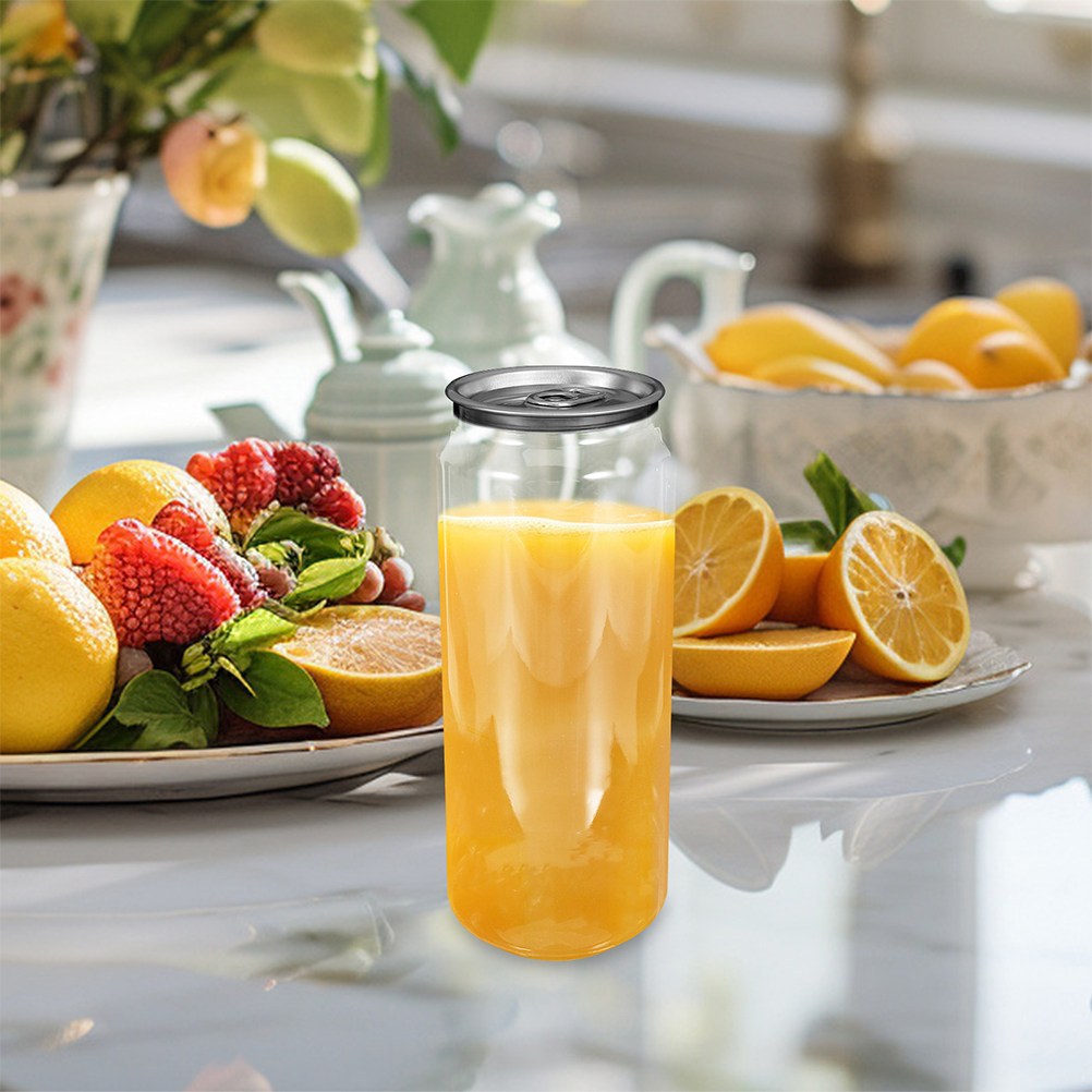 5pcs Transparent Beverage Cans - đánh giá và giá Coffee Tea Milk