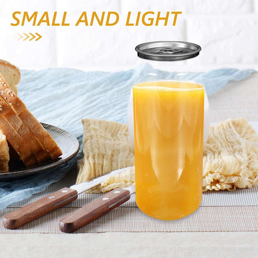 5pcs Transparent Beverage Cans - đánh giá và giá Coffee Tea Milk