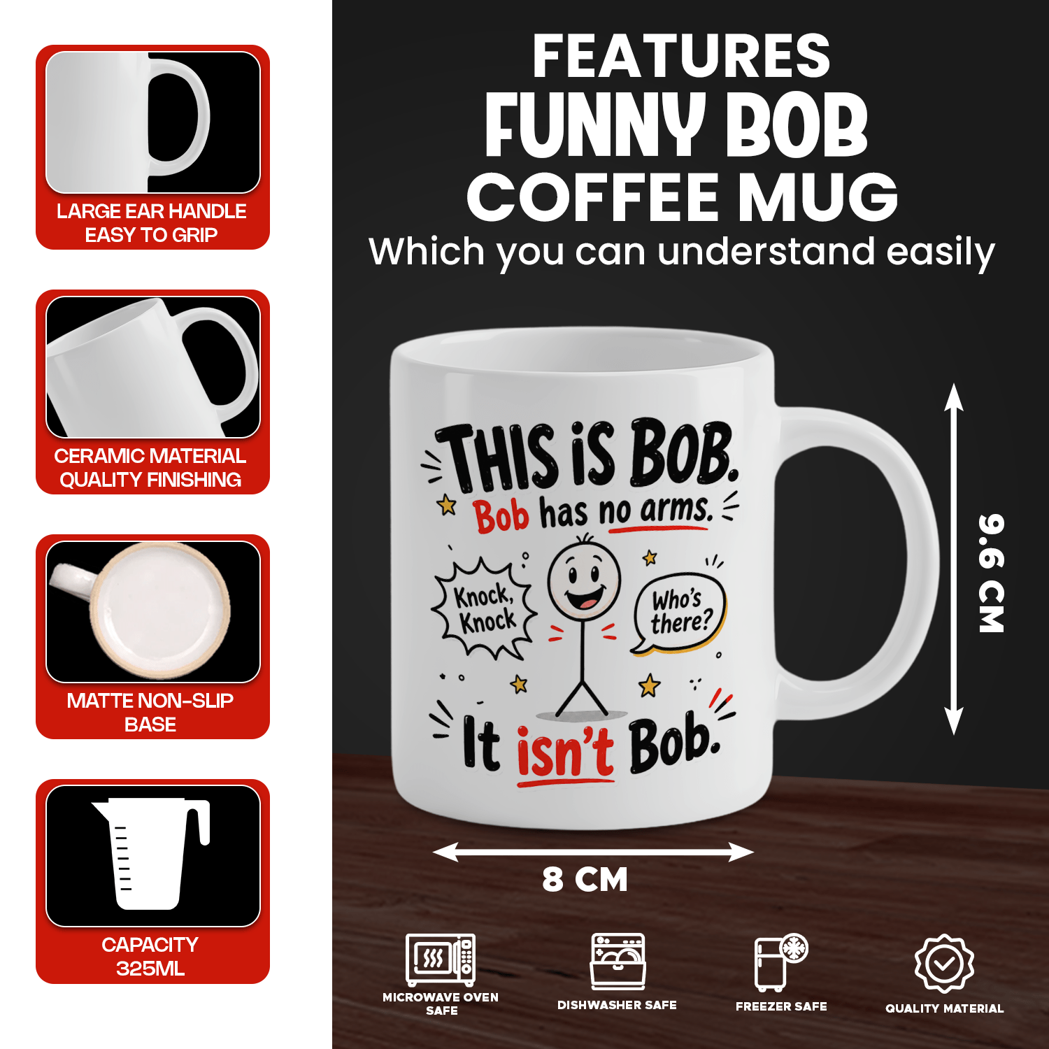 Funny White Ceramic Coffee Mug - đánh giá và giá Coffee Tea Joke