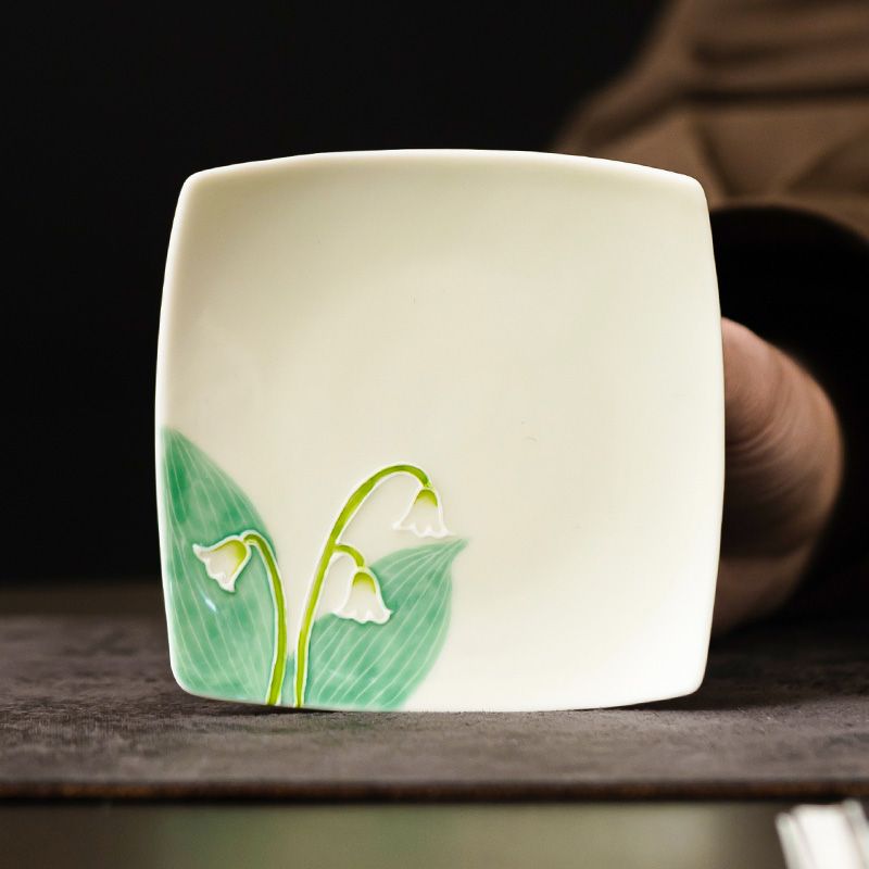 Hand Painted Lily of the Valle - đánh giá và giá Valley Tea And Coffee