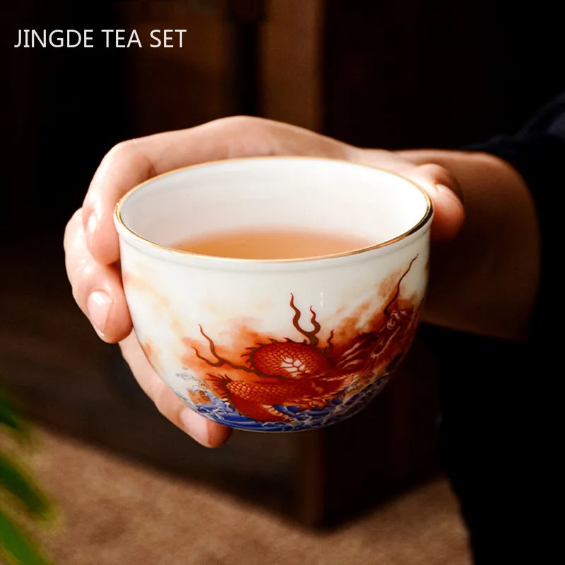 Trung Quốc Gốm Sứ Hoa Văn Họa  - đánh giá và giá Coffee Tea Set Up