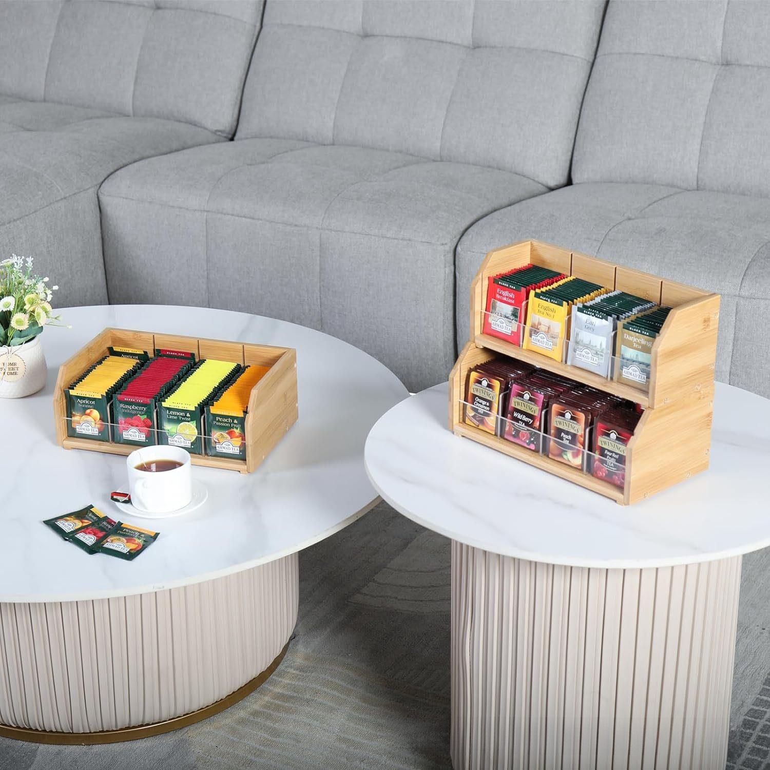 Bamboo Tea Bag Storage Box Thr - đánh giá và giá Coffee Tea Room