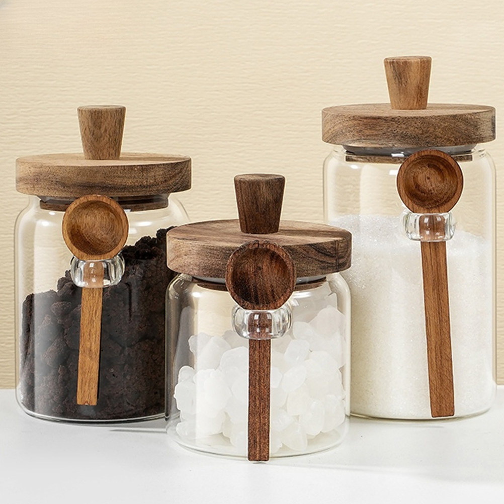 Glass Coffee Bean Storage Jar  - đánh giá và giá Coffee Tea Bean