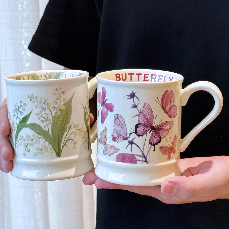 Design Cup High-end Retro Oil  - đánh giá và giá Coffee Tea Friends