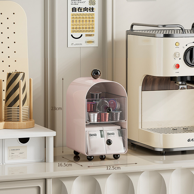 Creamy Coffee Capsule Organize - đánh giá và giá Coffee Tea Drawer Organizer