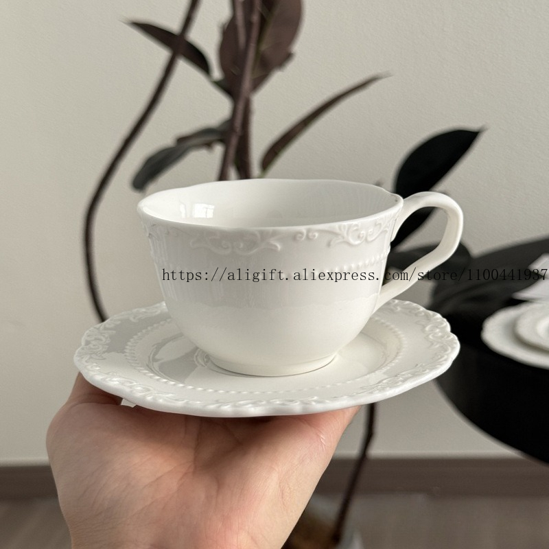 French Light Luxury Embossed F - đánh giá và giá Coffee Tea For Me