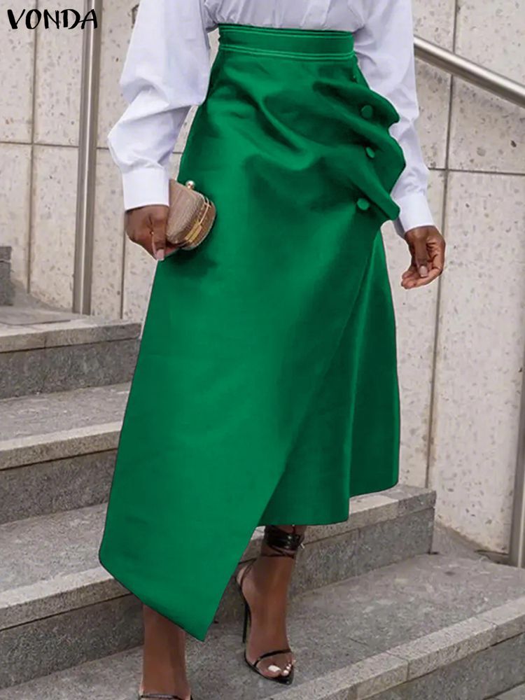 Plus Size Satin Skirts VONDA E - đánh giá và giá Coffee Plus Tea