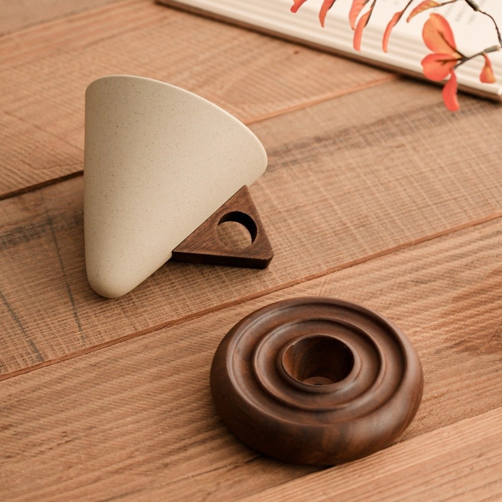Coarse Ceramic Triangular Cone - đánh giá và giá Coffee Tea For Me