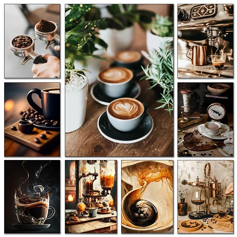 Vintage Coffee Bean Hand Coffe - đánh giá và giá Coffee Tea Milk