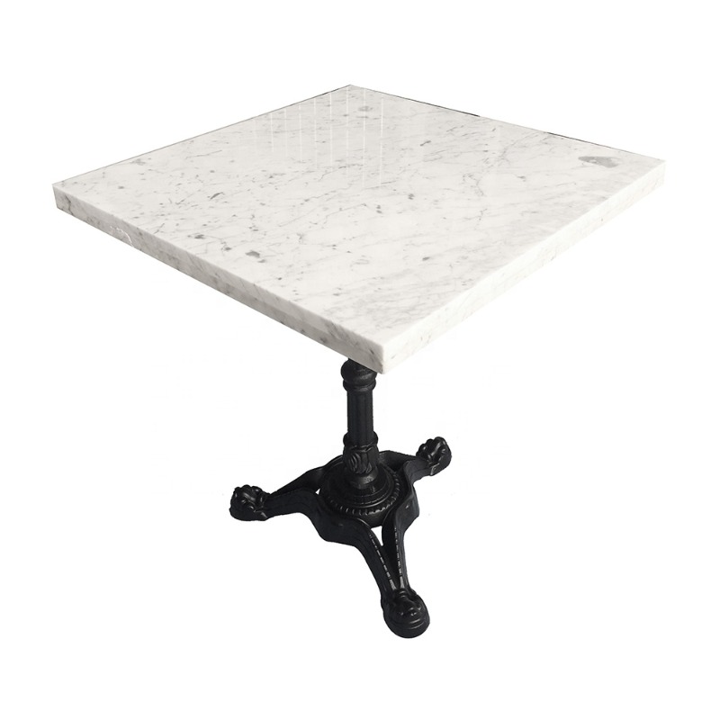 Round or square marble top met - đánh giá và giá Coffee Or Tea Please